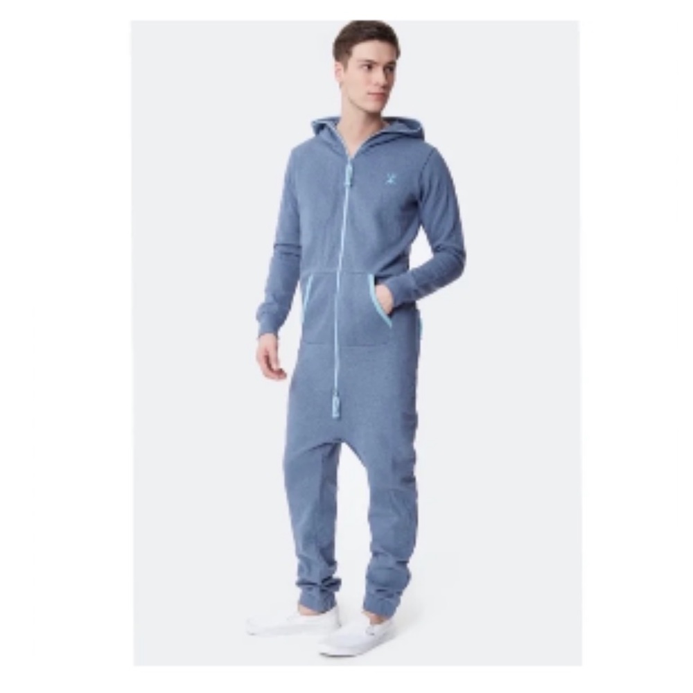 OnePiece Original Unisex Navy Melange Jumpsuit - Large